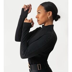 NWT Sync Dragon Luxe Top- (black) size M